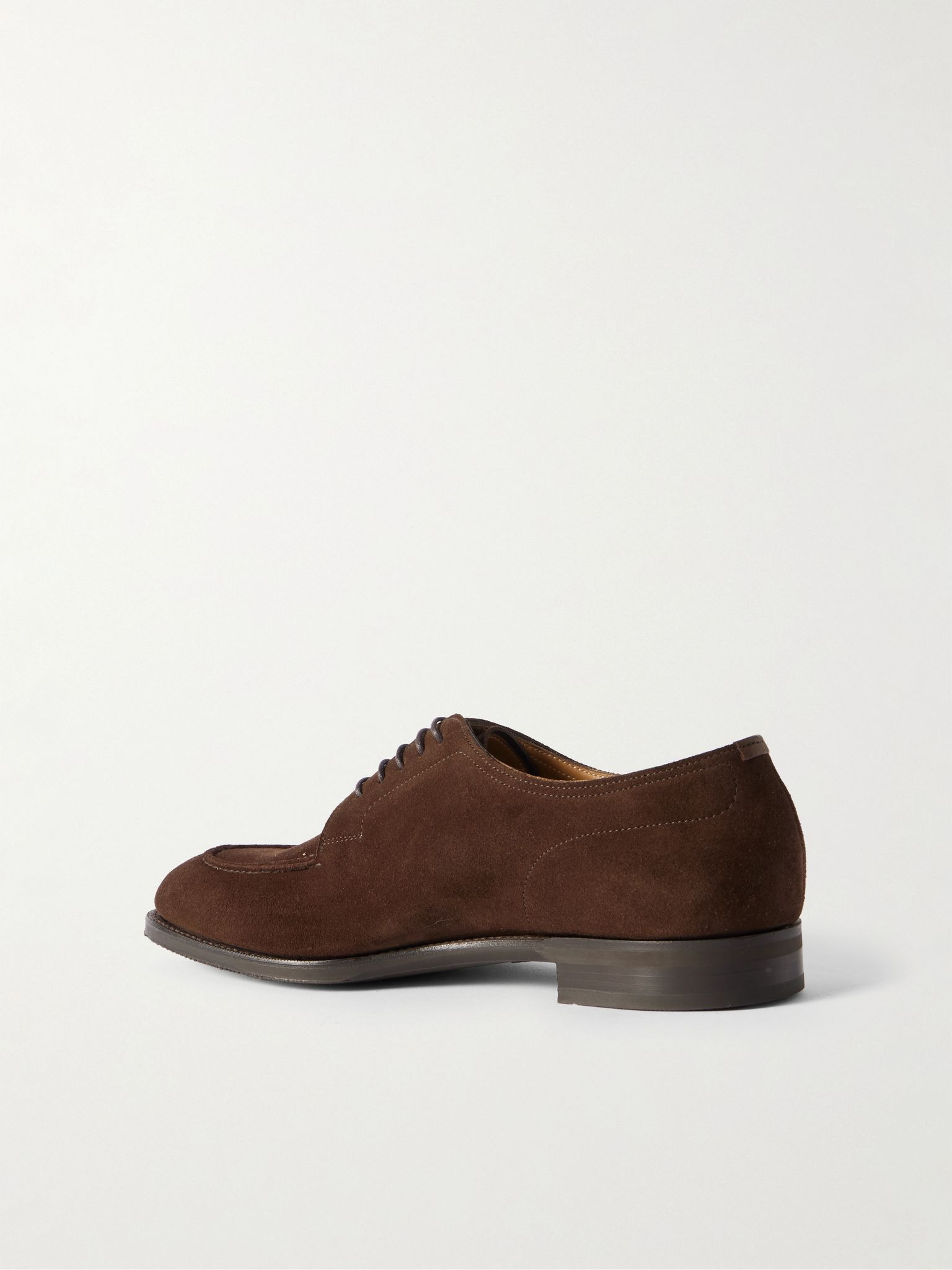 Dover Suede Derby Shoes Brown - 4