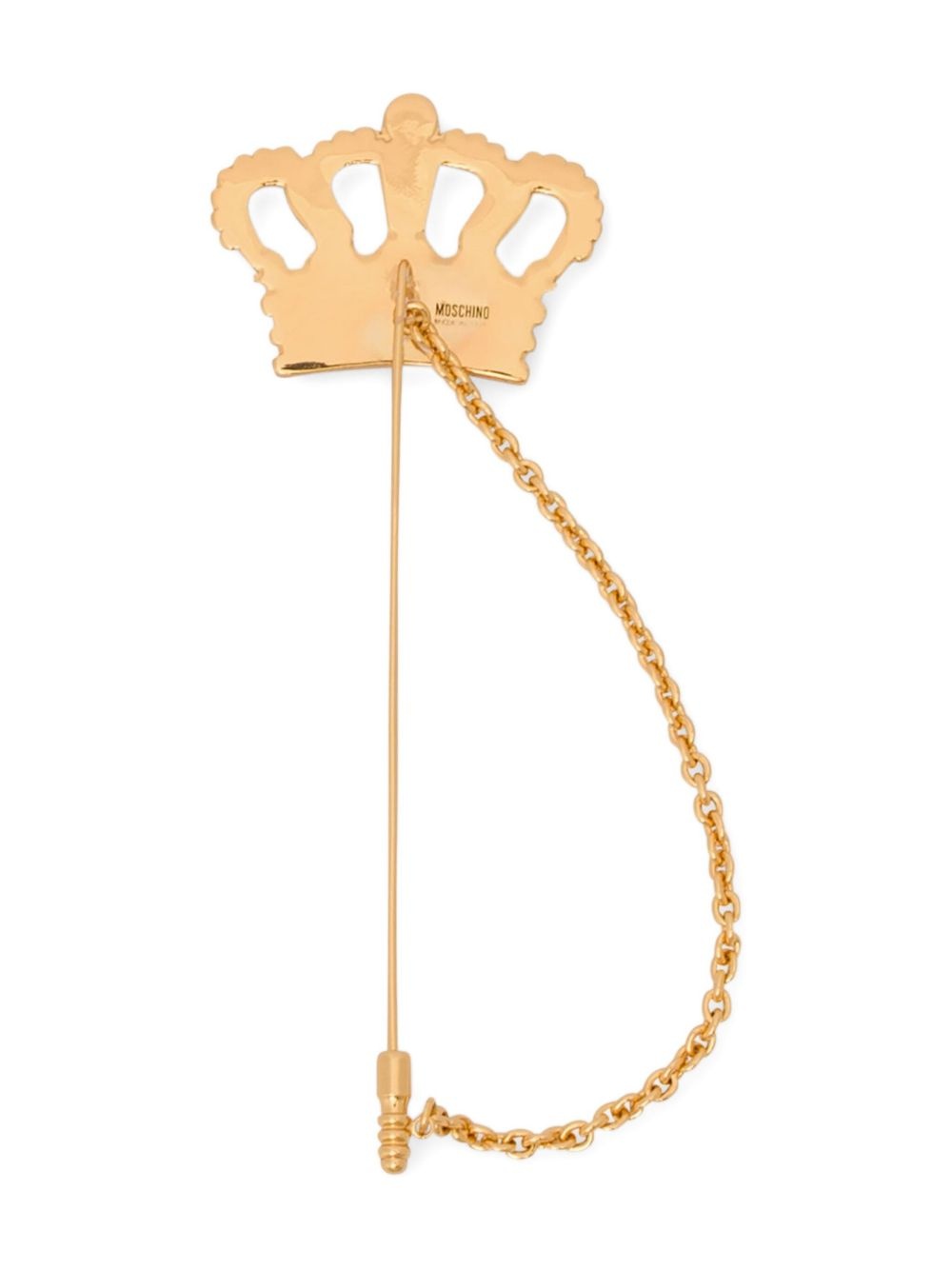 crown-plaque brooch - 2