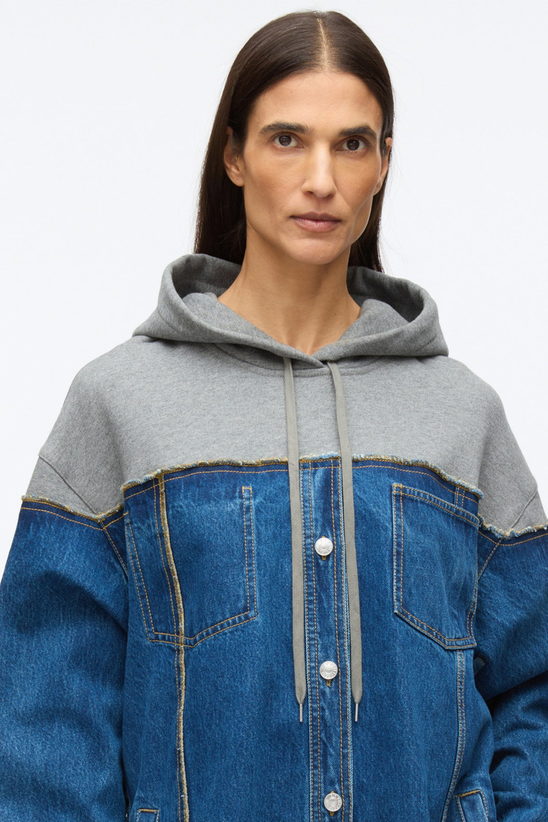 Hybrid Denim Hoodie 6