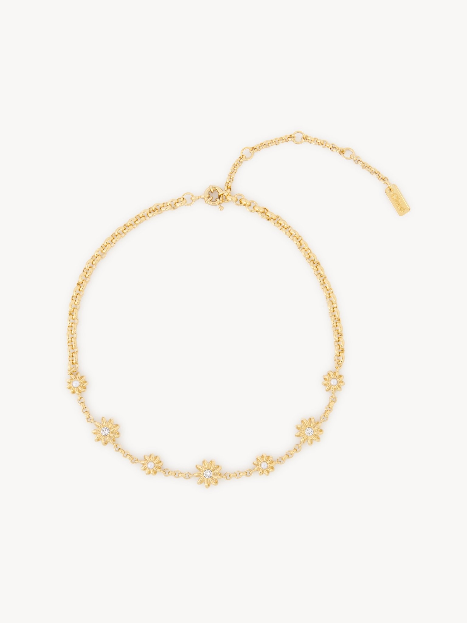 THE CHLOÉ MECHANICAL FLOWERS NECKLACE - 1