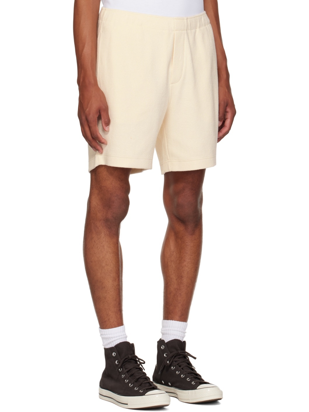 Off-White Drawstring Shorts - 2