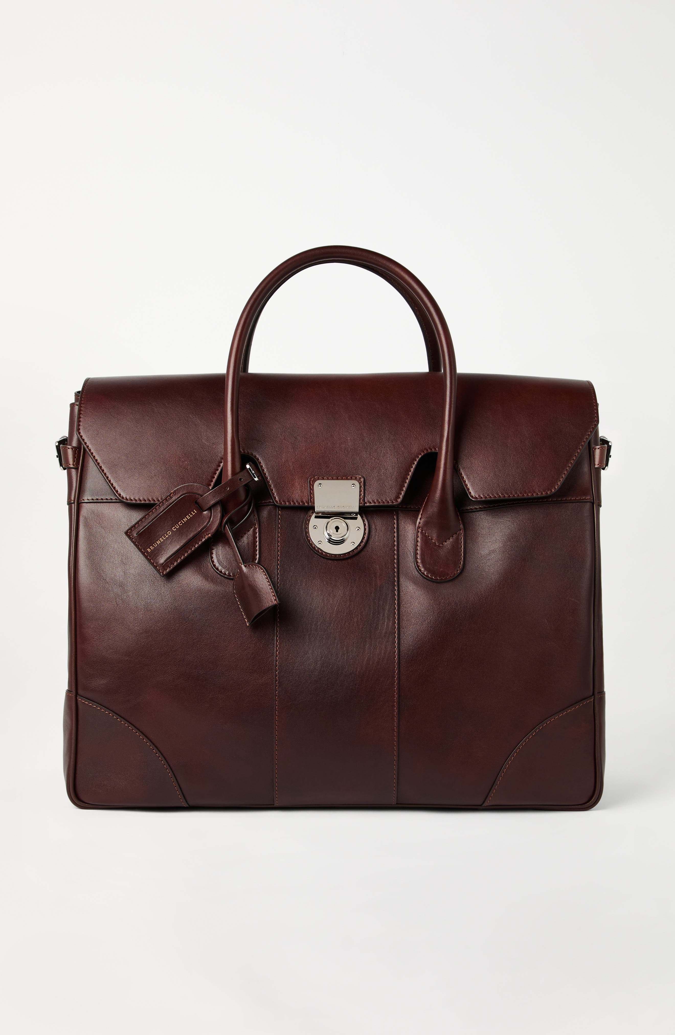 Brunello Cucinelli Calfskin bag in Burgundy at Nordstrom - 2