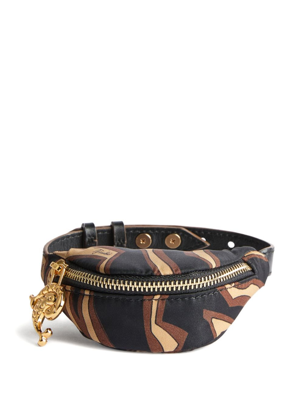Yummy leather-strap printed coin purse - 2