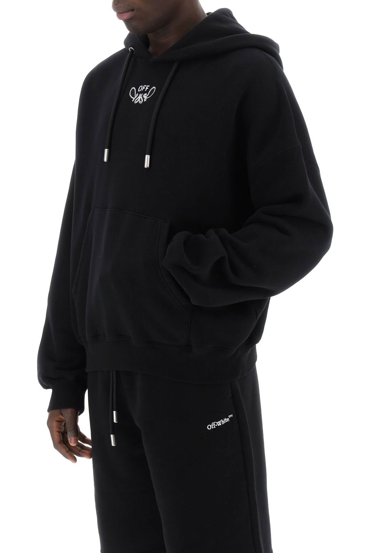 Off-White Hooded Sweatshirt With Paisley Men - 4