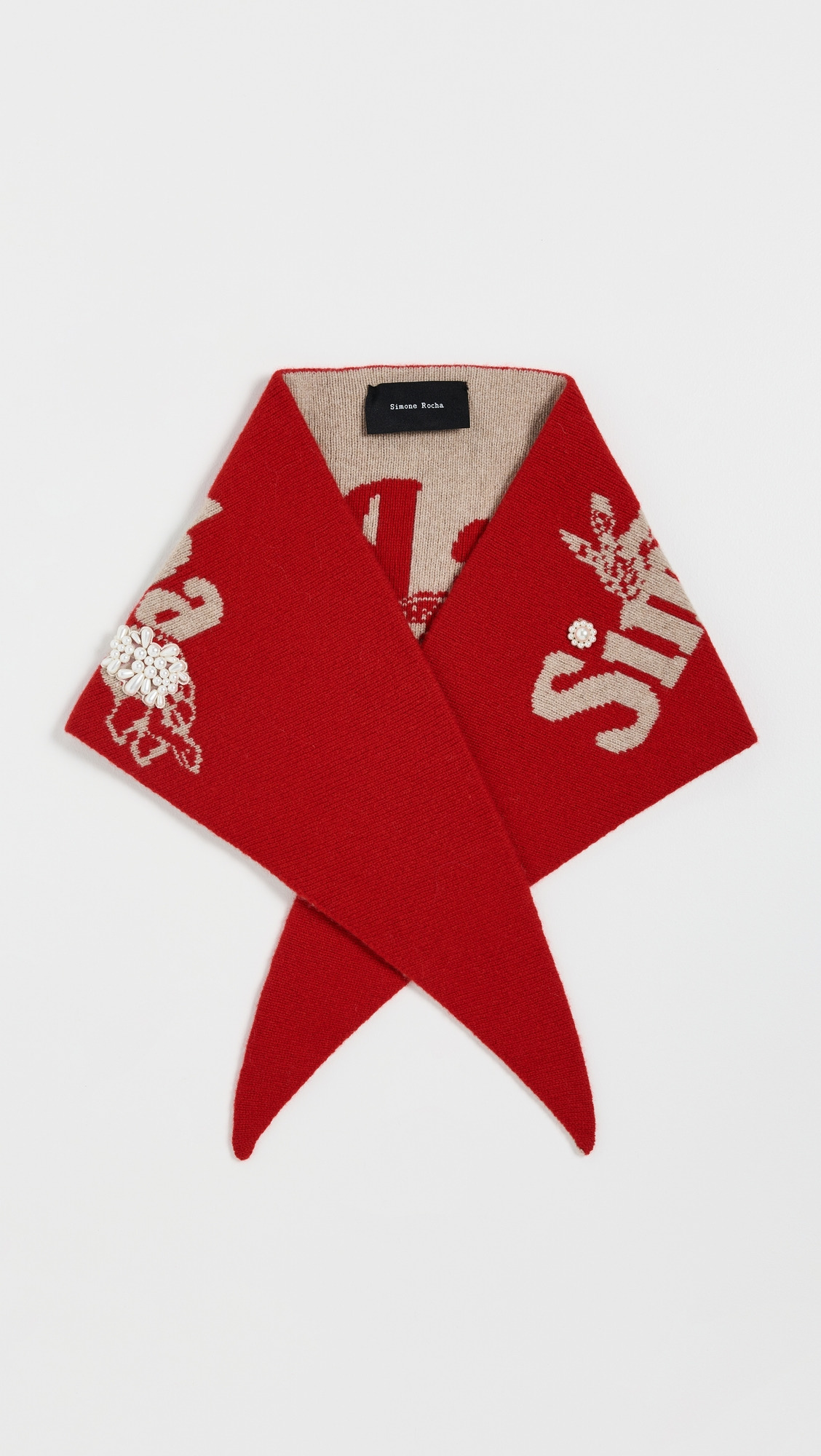 Graphic Logo Knit Neckerchief - 6