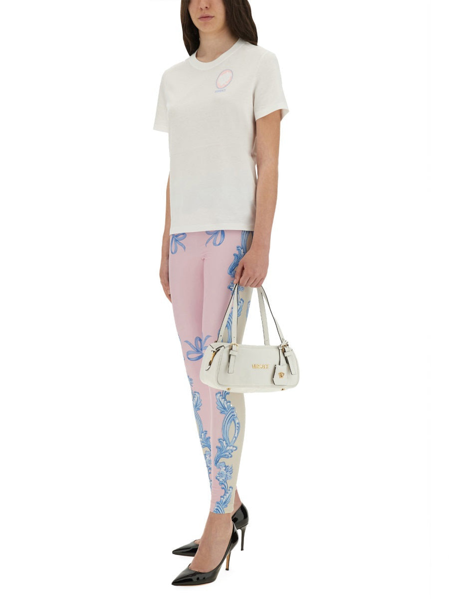 Versace Women Cameo Logo T-Shirt - 2