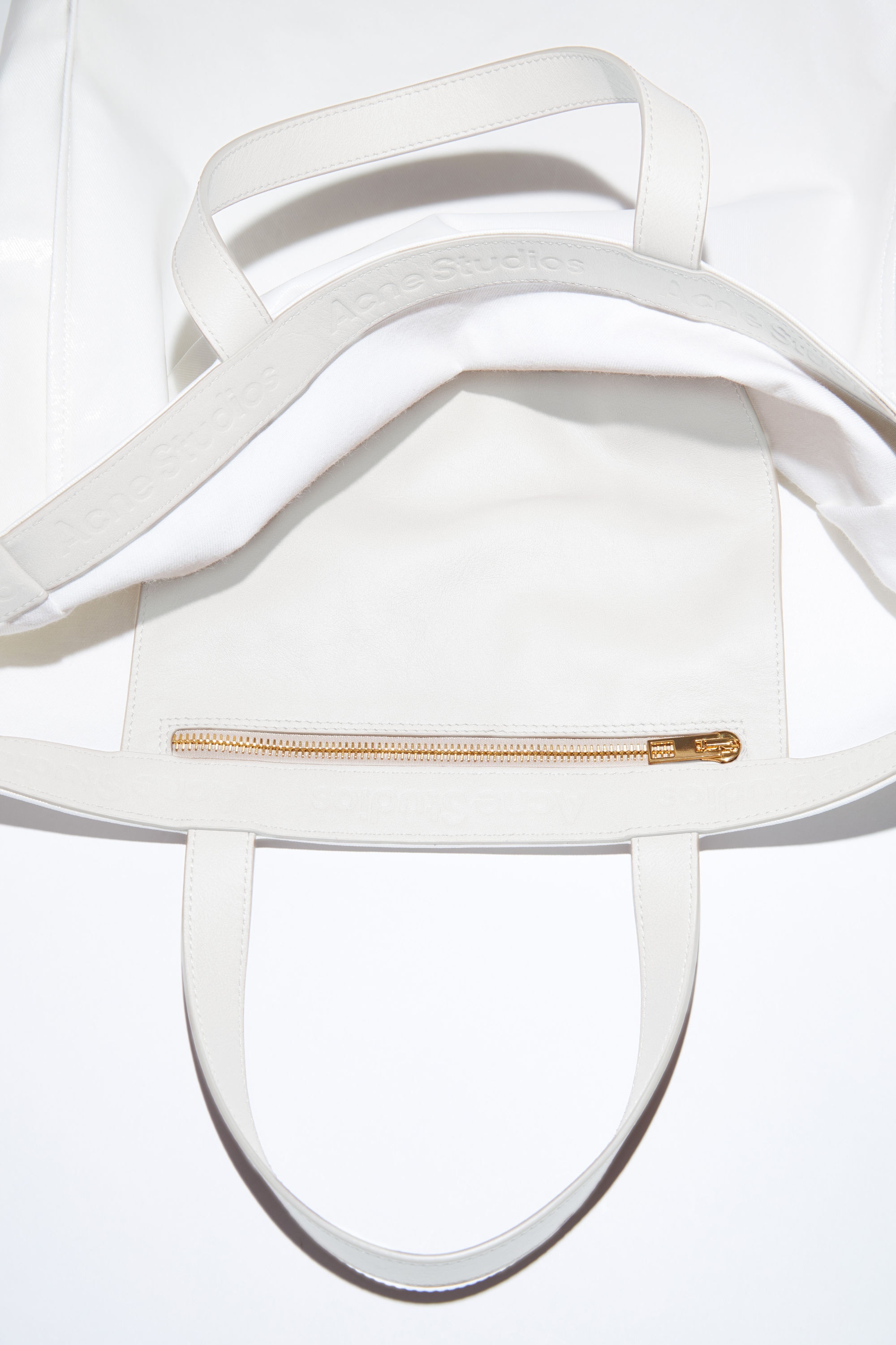 Shiny tote bag - White - 5