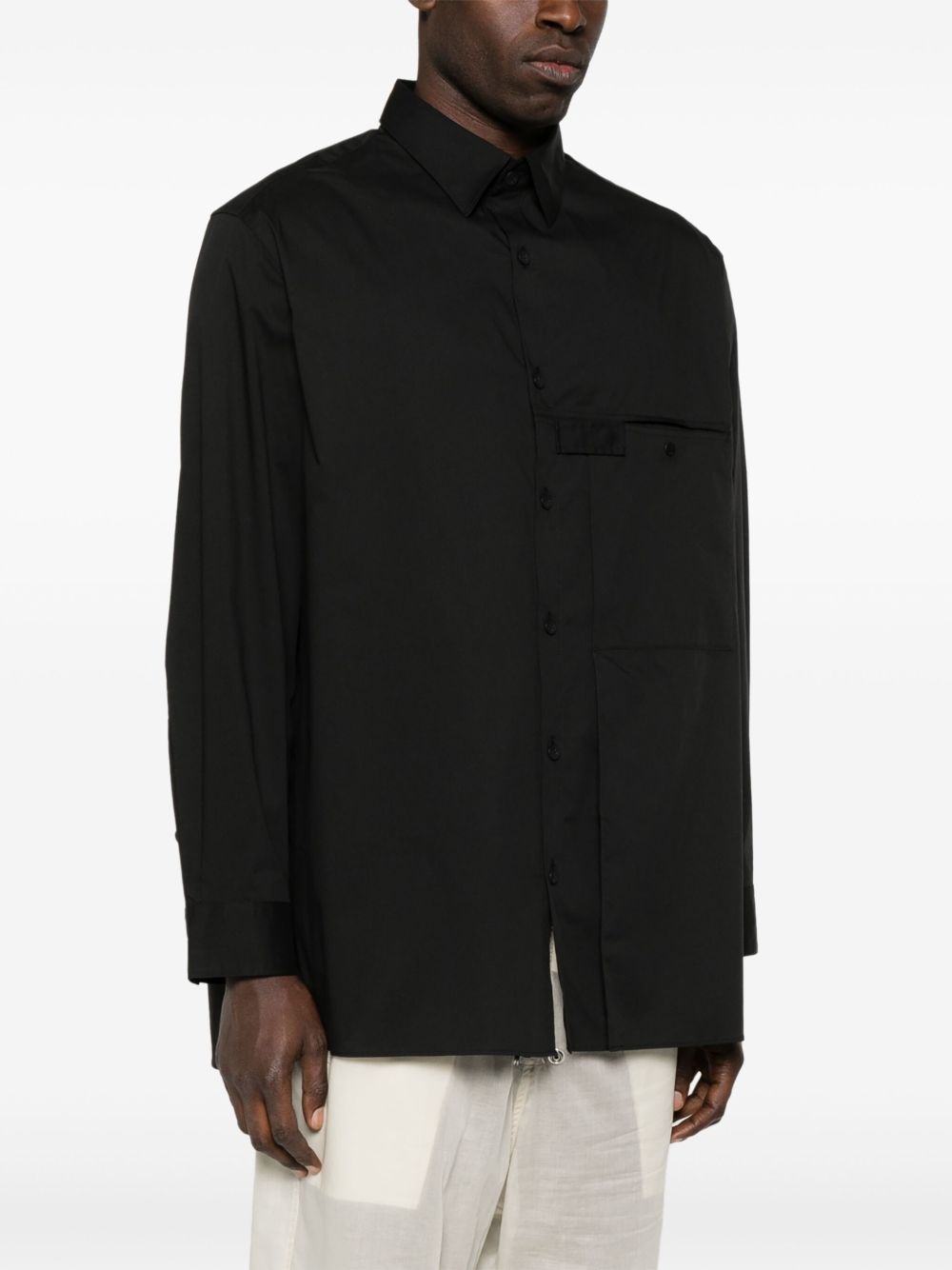 pleated pocket shirt - 3