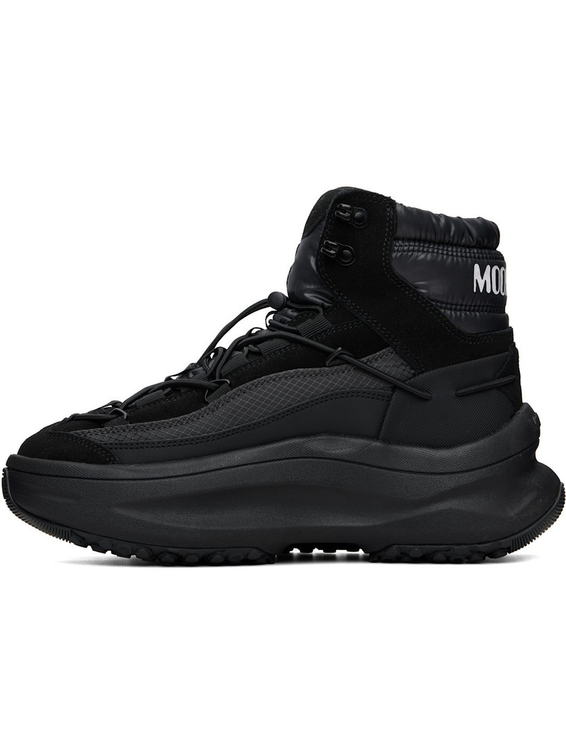MOON BOOT Black Moon247 XLace Mid Sneakers outlook