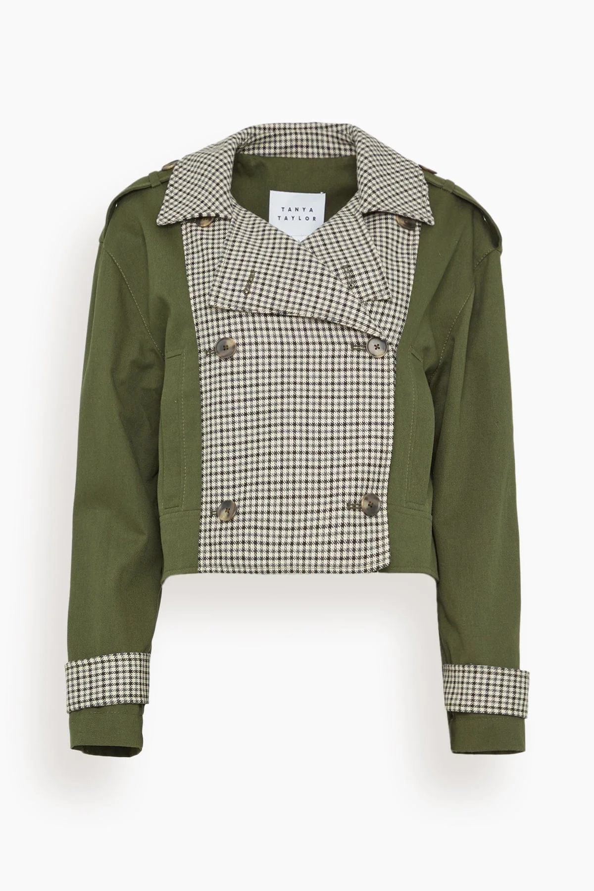 Walton Jacket in Army Check Multi - 1