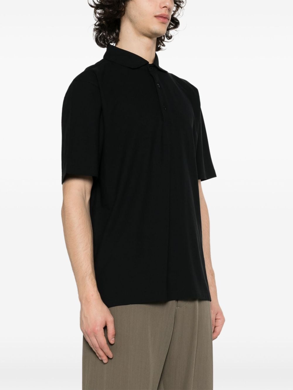 jersey cotton polo shirt - 3