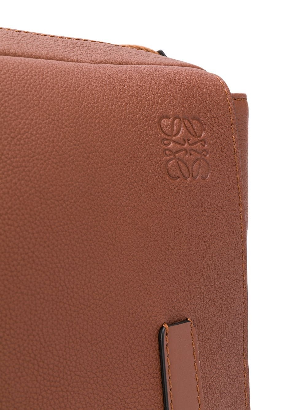 embossed logo shoulder bag - 4