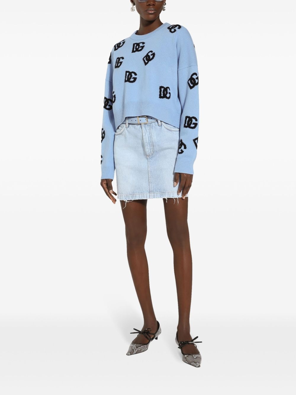 logo embroidered sweater - 2