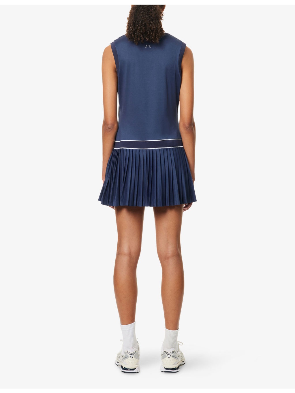 Jouri Court Pleated Woven Mini Dress - 4