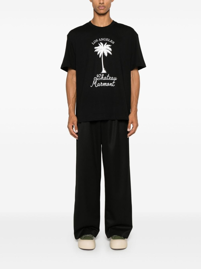 ih nom uh nit Palm-print T-shirt outlook