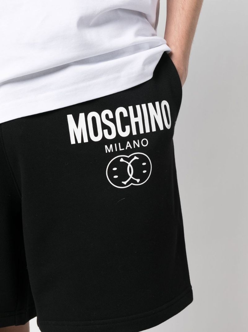 logo-print track shorts - 5