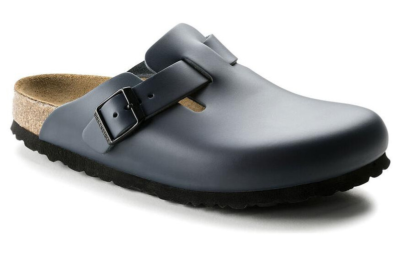 Birkenstock Boston Natural Leather 'Blue' 0060151 3
