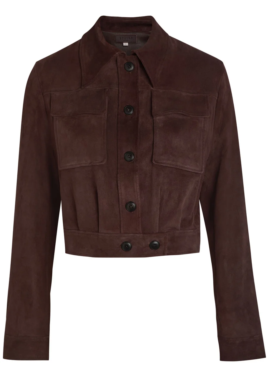 Stouls Leoncino Suede Cropped Jacket - 1