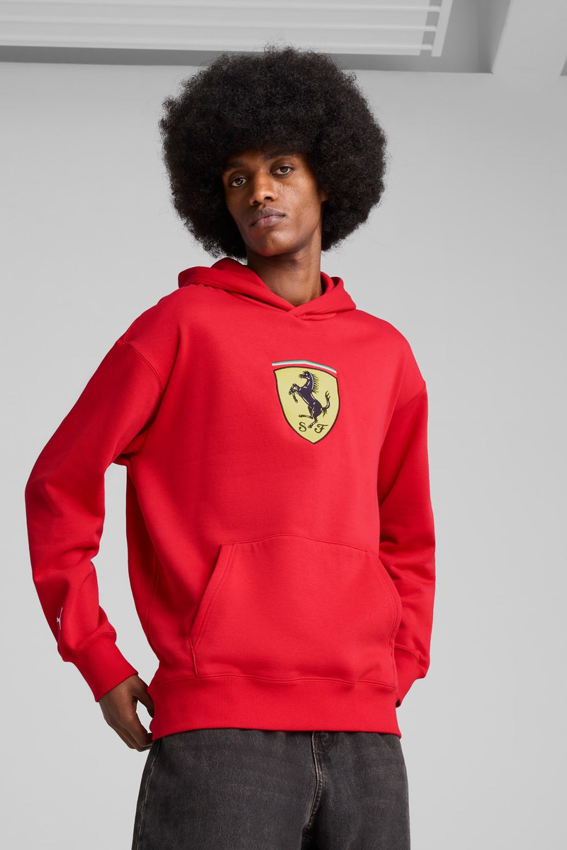 PUMA Scuderia Ferrari Race Big Shield Men's Hoodie outlook