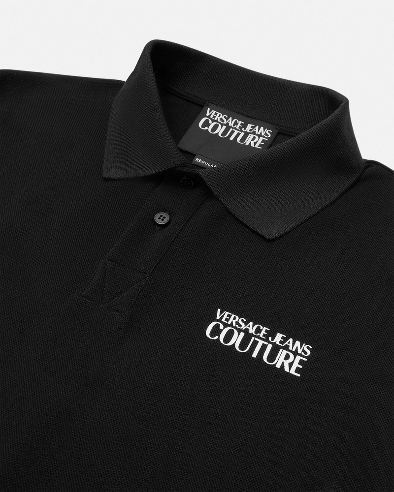 VERSACE JEANS COUTURE Institutional Logo Regular-Fit Polo Shirt outlook