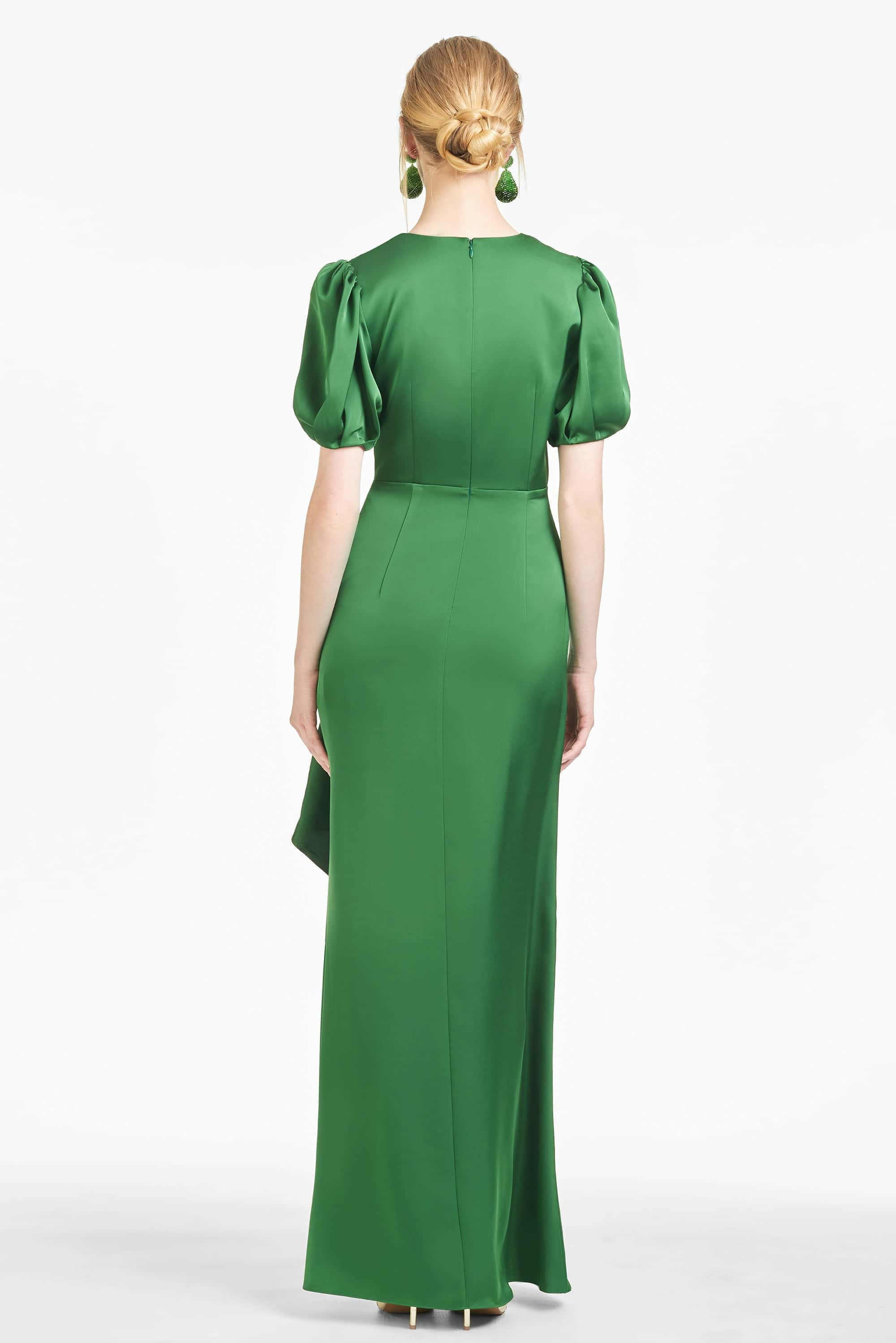 Mila Gown - Emerald - 4