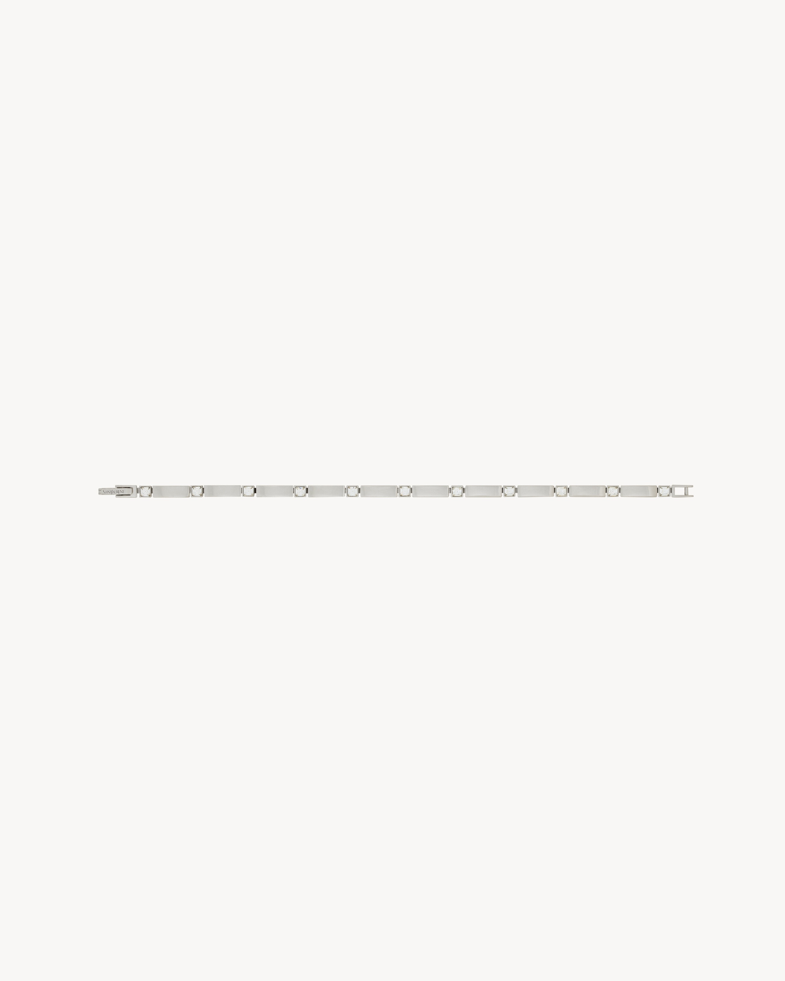 CRYSTAL BAR BRACELET IN METAL - 3