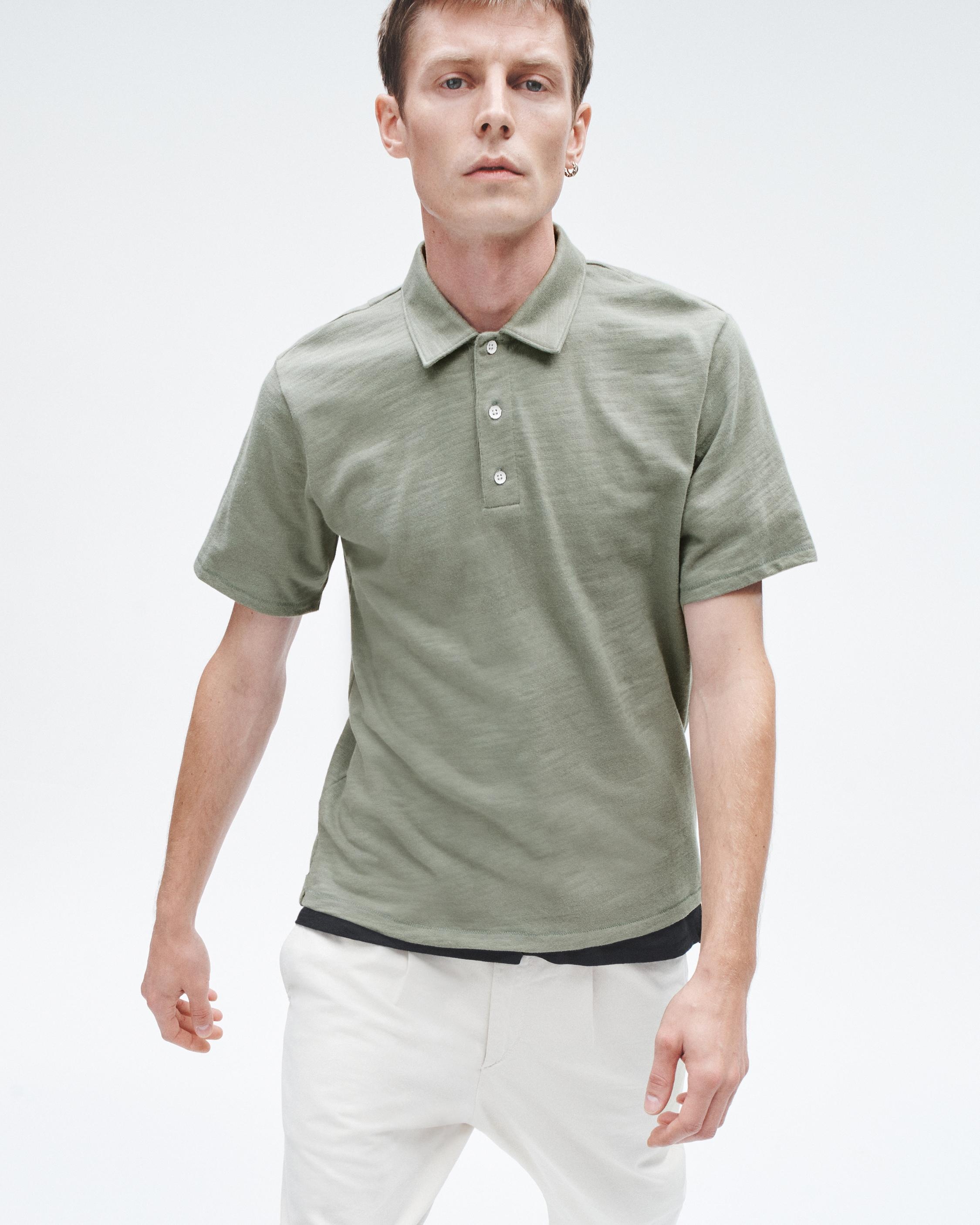 Classic Flame Polo
Pima Cotton Shirt - 6