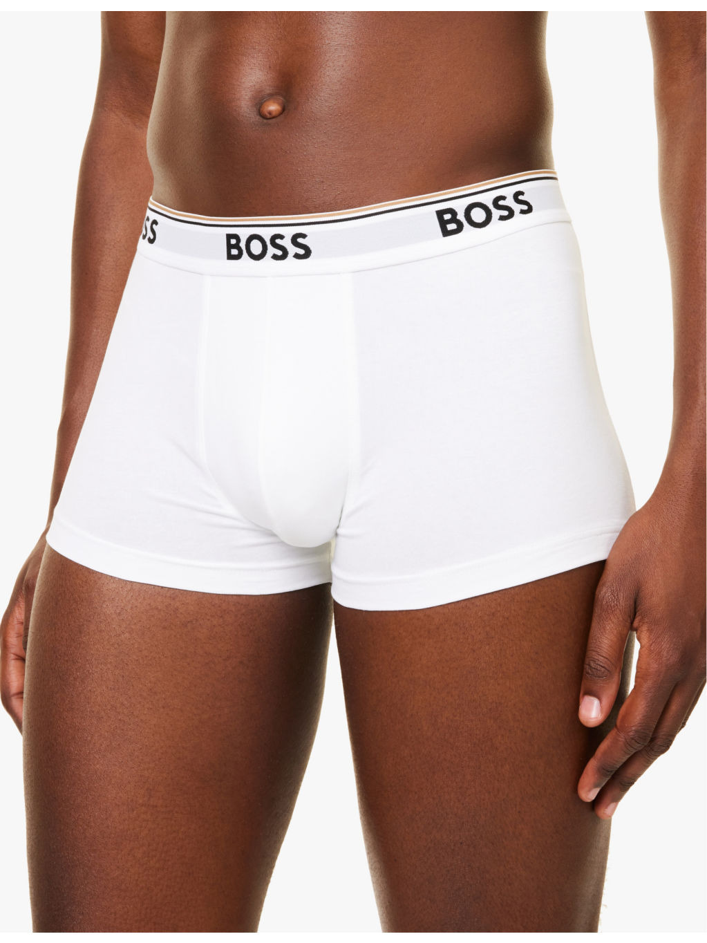 Branded waistband stretch-cotton boxer trunks - 4