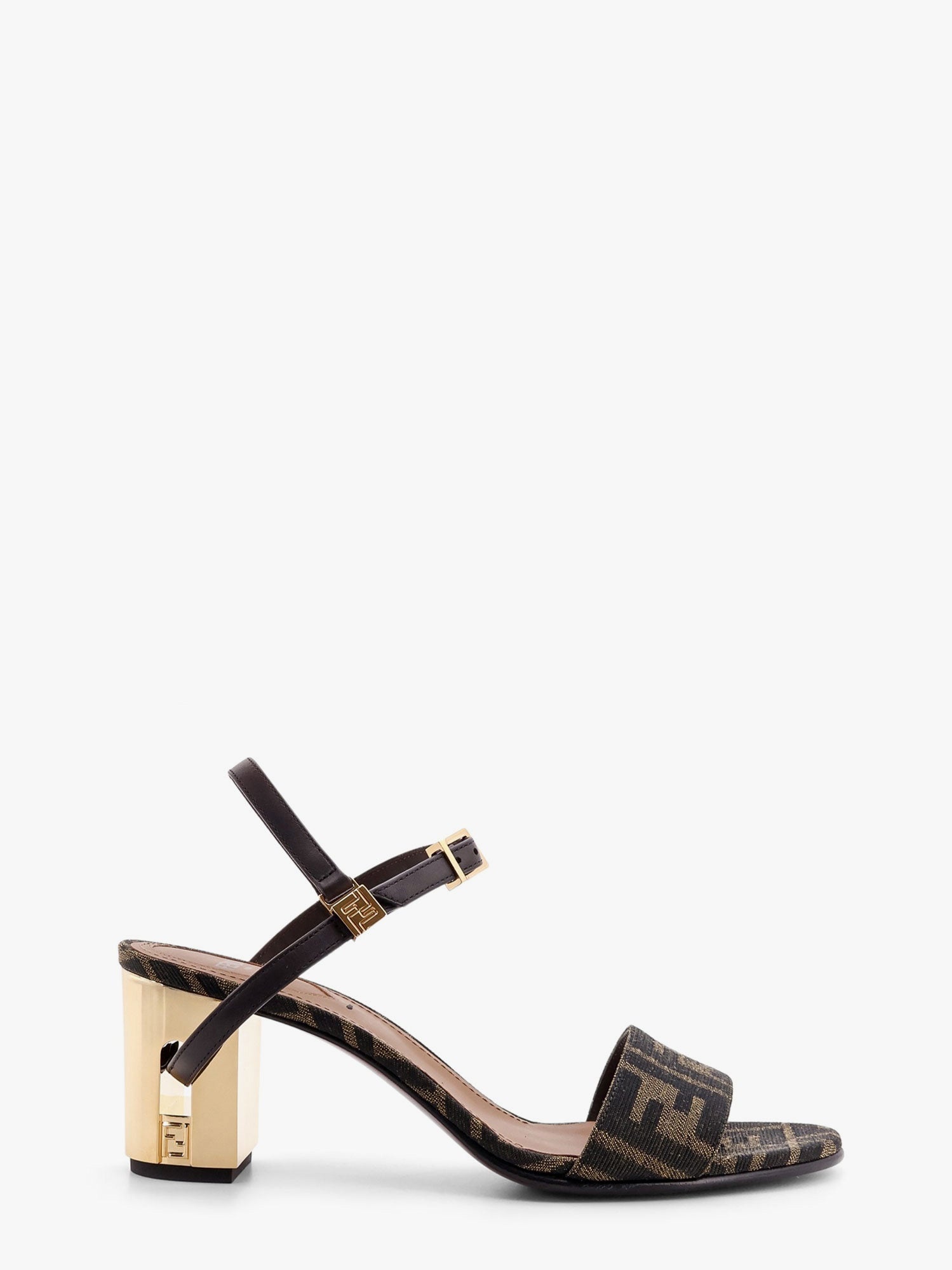 FENDI Delfina ff brown jacquard sandals デルフィナ FENDI Delfina ff brown jacquard sandals | worldclassfashion