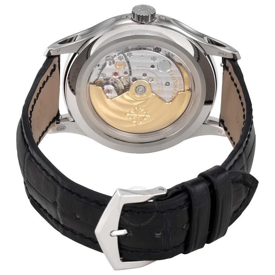 Pre-owned Patek Philippe Complications GMT Grey Dial Men's Watch 5205G-001 - 3