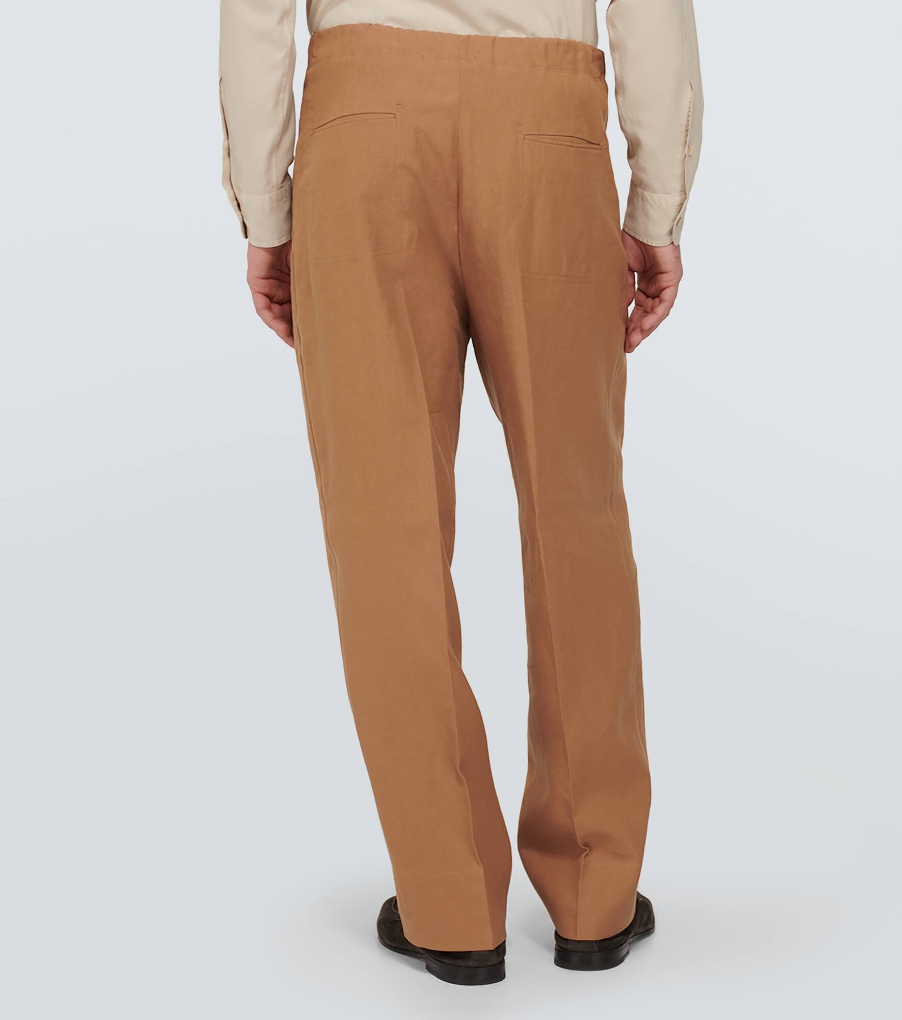 Oasi Lino linen straight pants - 4