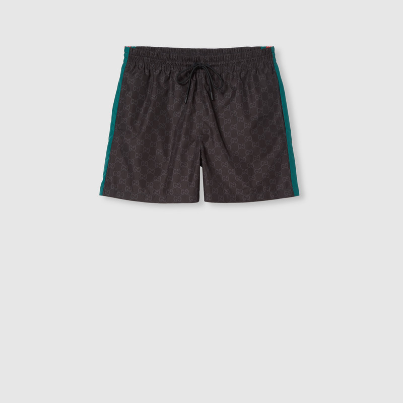 GG jacquard nylon swim shorts 1
