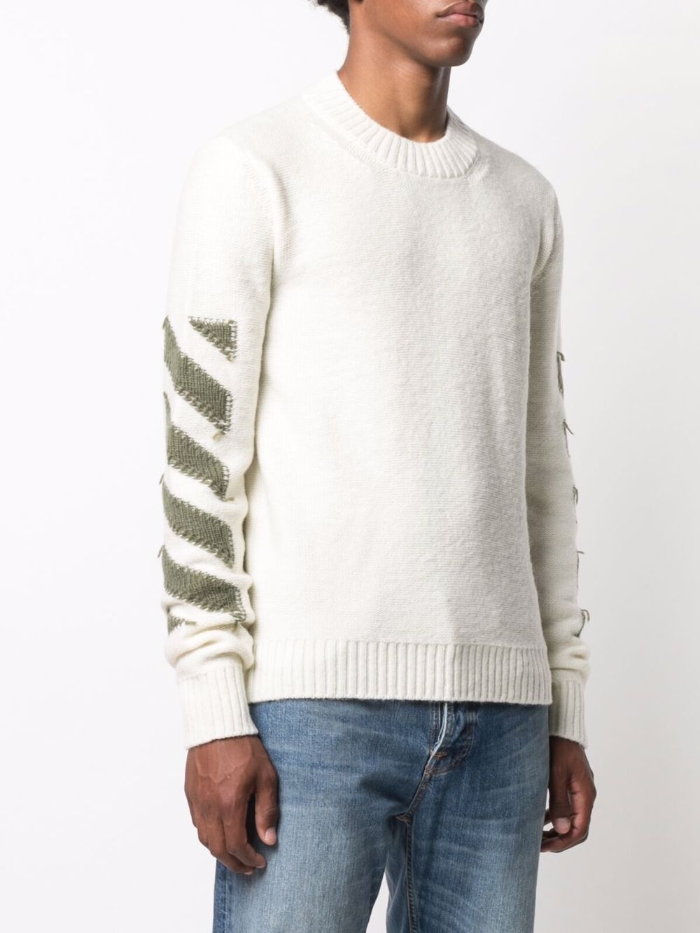 Arrows motif knitted jumper - 4