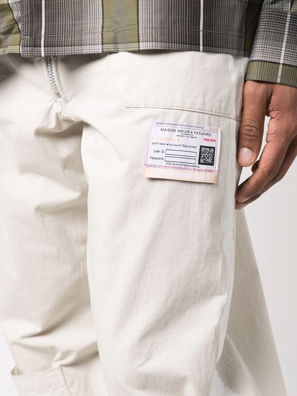 zip-detail straight leg trousers - 6