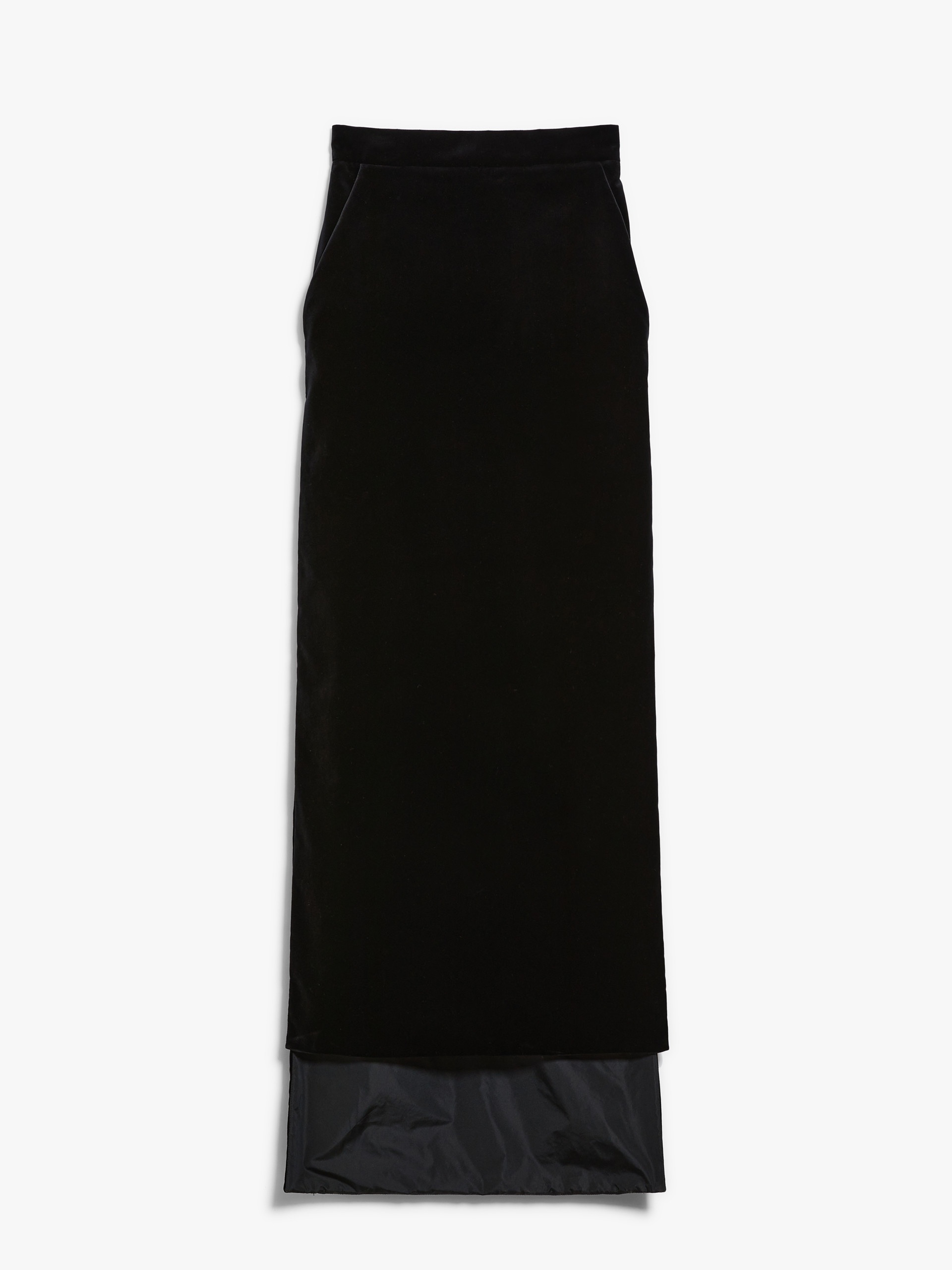 Max Mara ZUPPA Long velvet skirt | REVERSIBLE