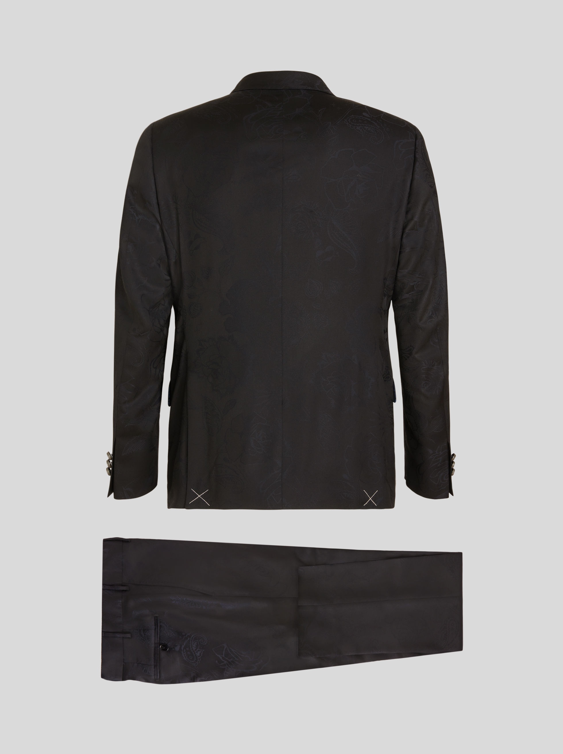 SEMI-TRADITIONAL WOOL JACQUARD SUIT - 5