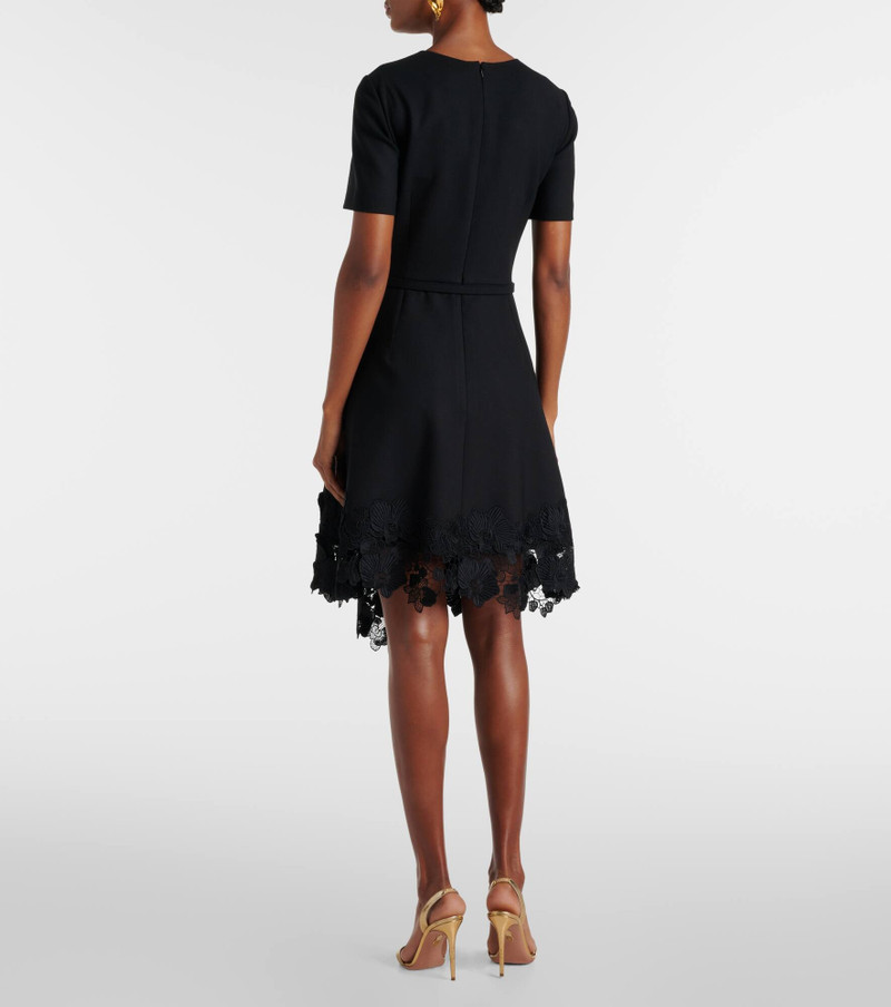 Asymmetric wool-blend midi dress 3
