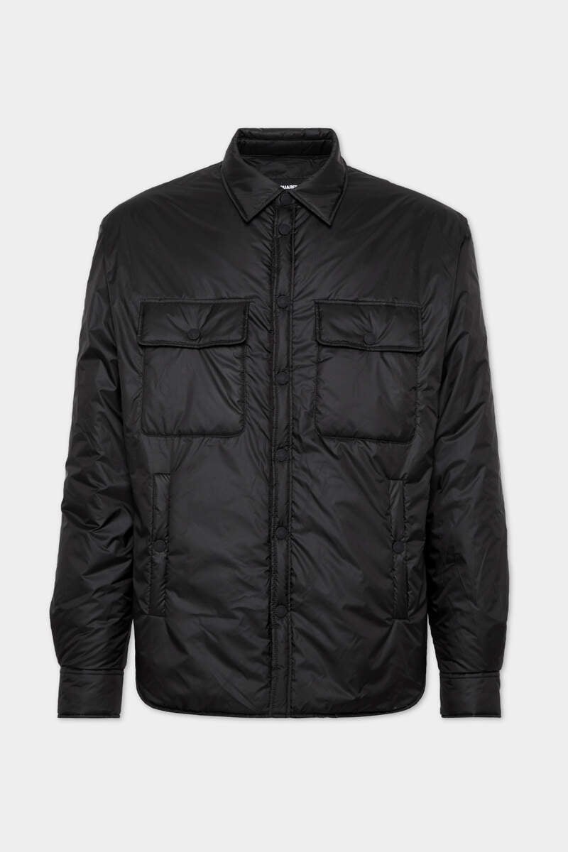 MILITARY LIGHT PUFFER SHIRT - 1