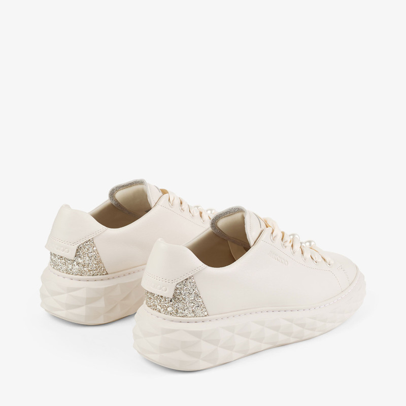 JIMMY CHOO Diamond Light Maxi F
Latte Smooth Leather and Coarse Glitter Trainers outlook