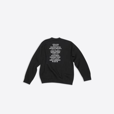 BALENCIAGA Fortnite©2021 Sweater in Black outlook