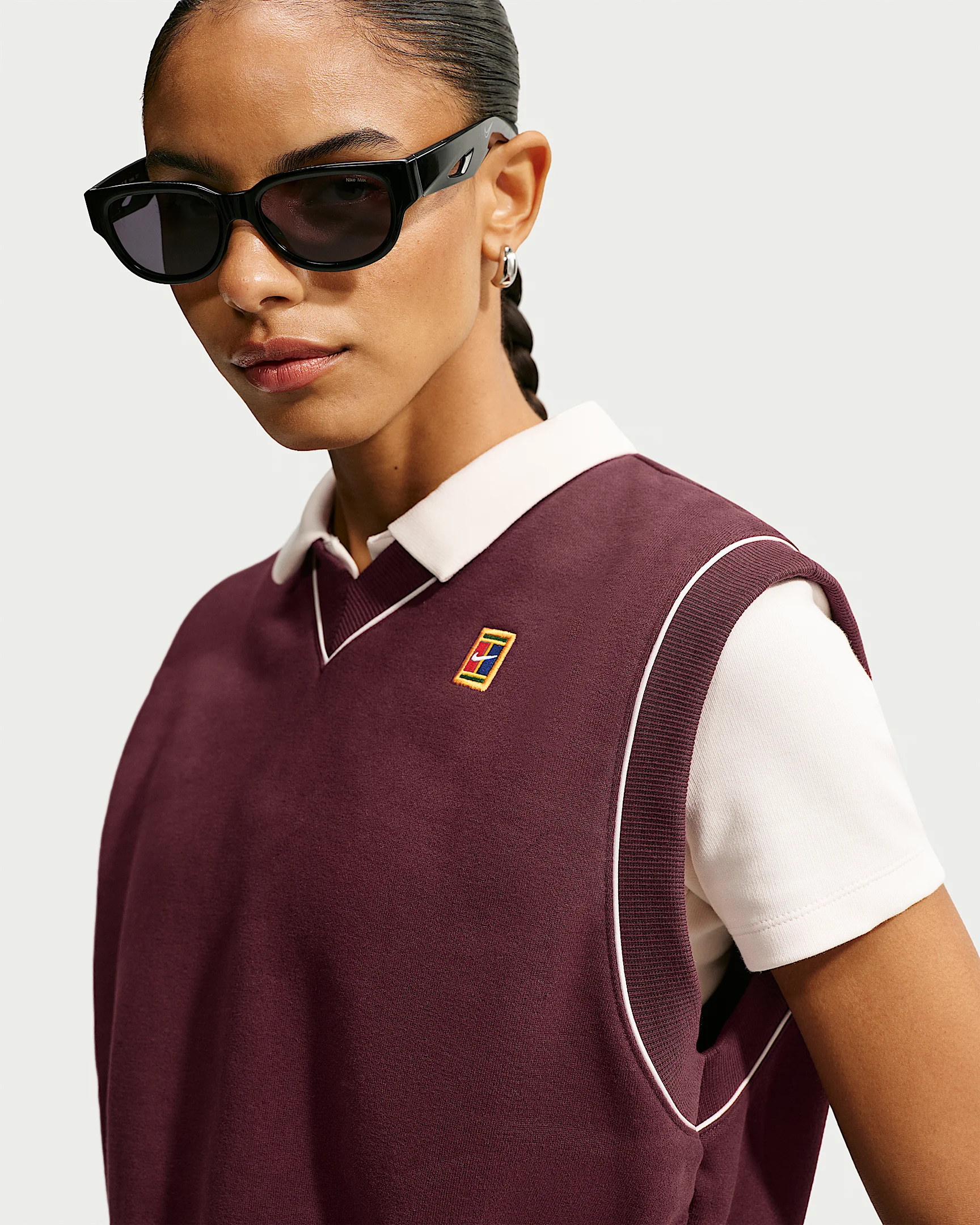 NikeCourt Court Collection Women's Fleece Tennis Vest - 1