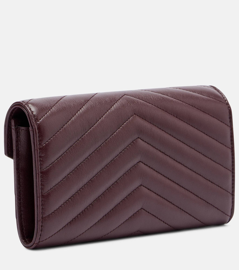 SAINT LAURENT Cassandre matelassé leather wallet outlook