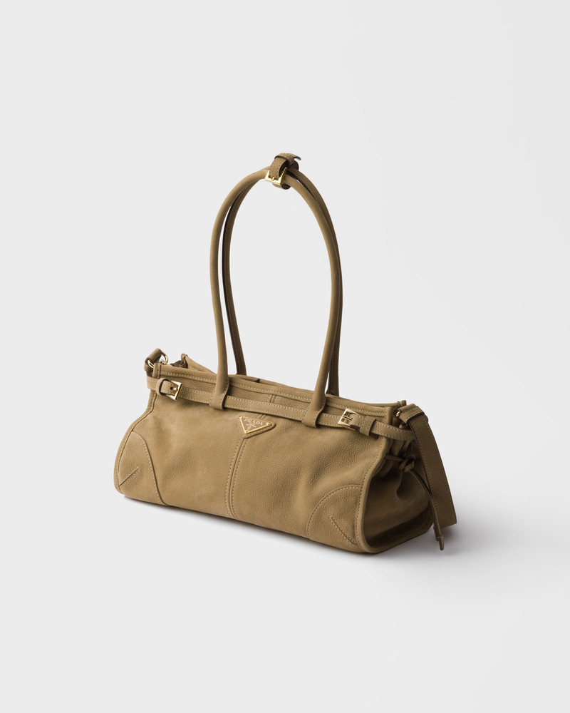 Prada Bonnie medium nubuck leather handbag 3