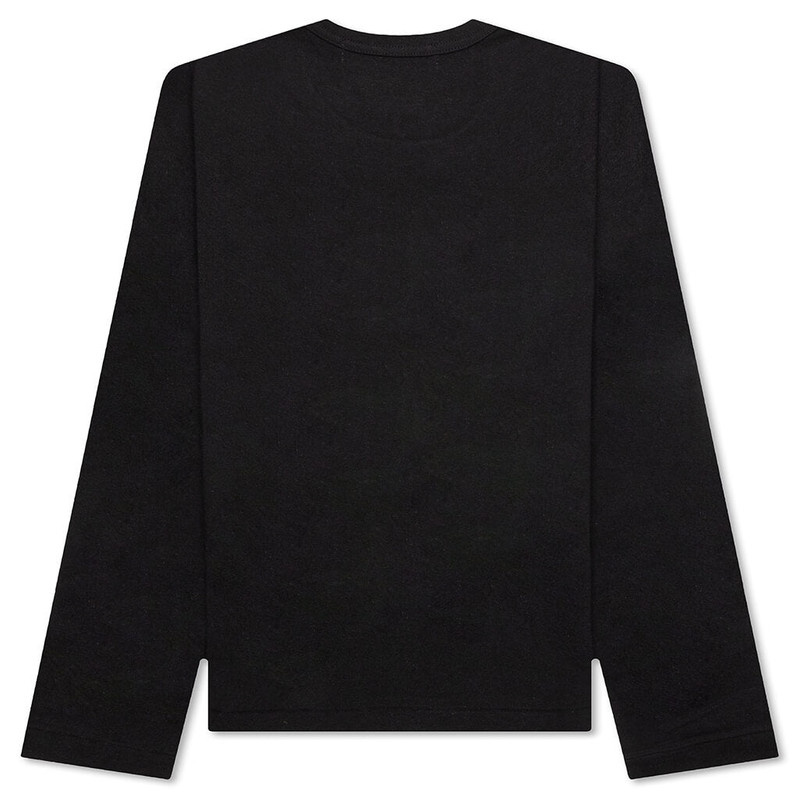 Comme des Garçons PLAY COMME DES GARCONS PLAY X THE ARTIST INVADER WOMEN'S L/S TEE - BLACK outlook