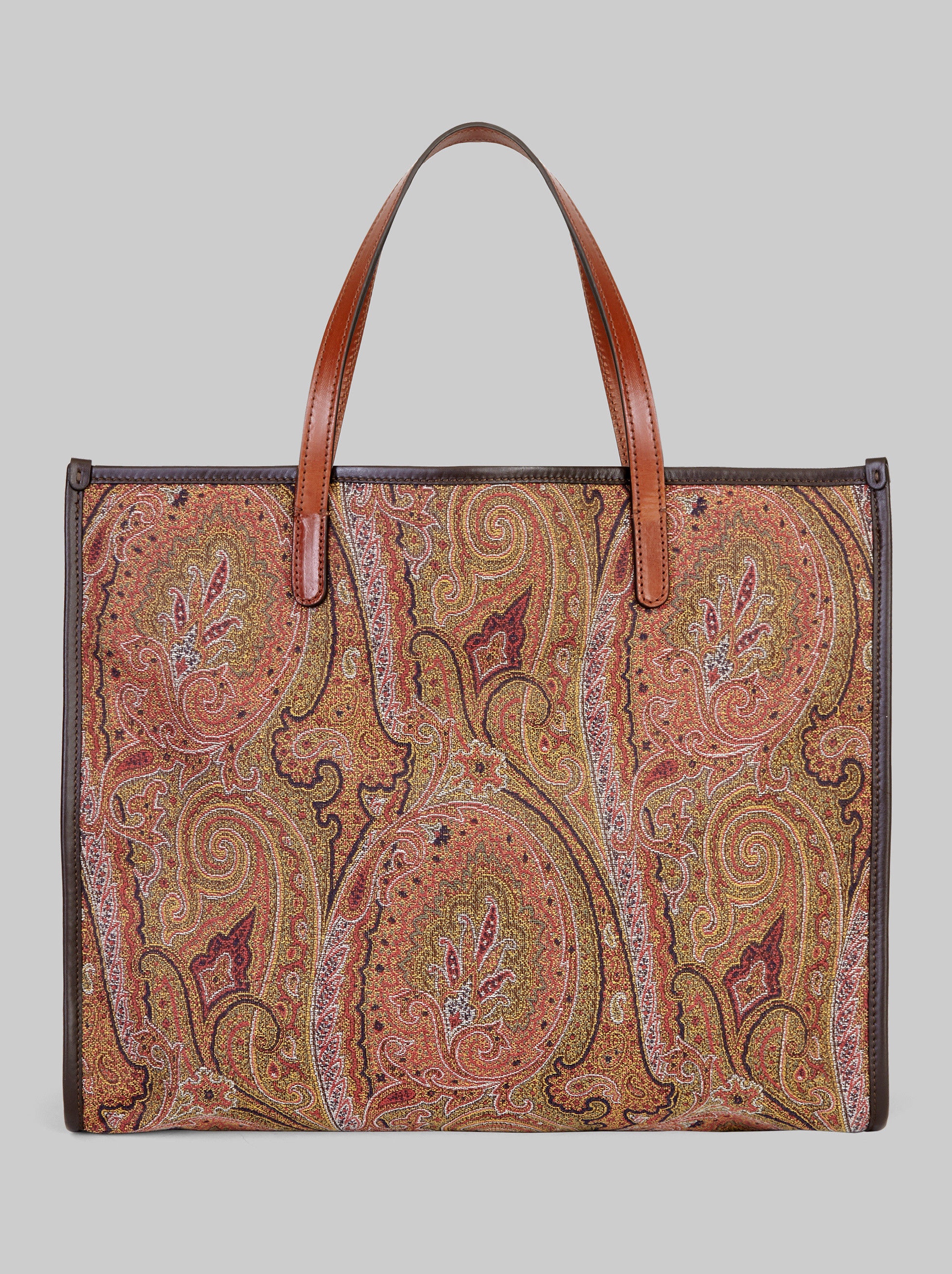 PAISLEY JACQUARD SHOPPING BAG - 3