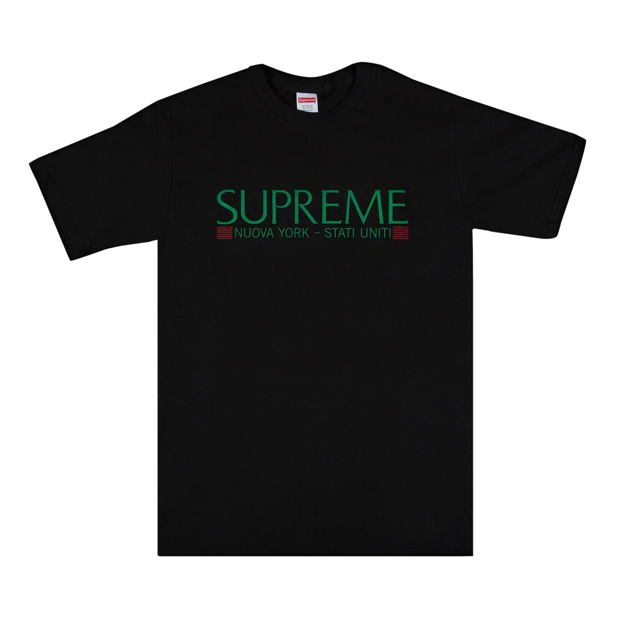 Supreme Nuova York Tee 'Black' - 1