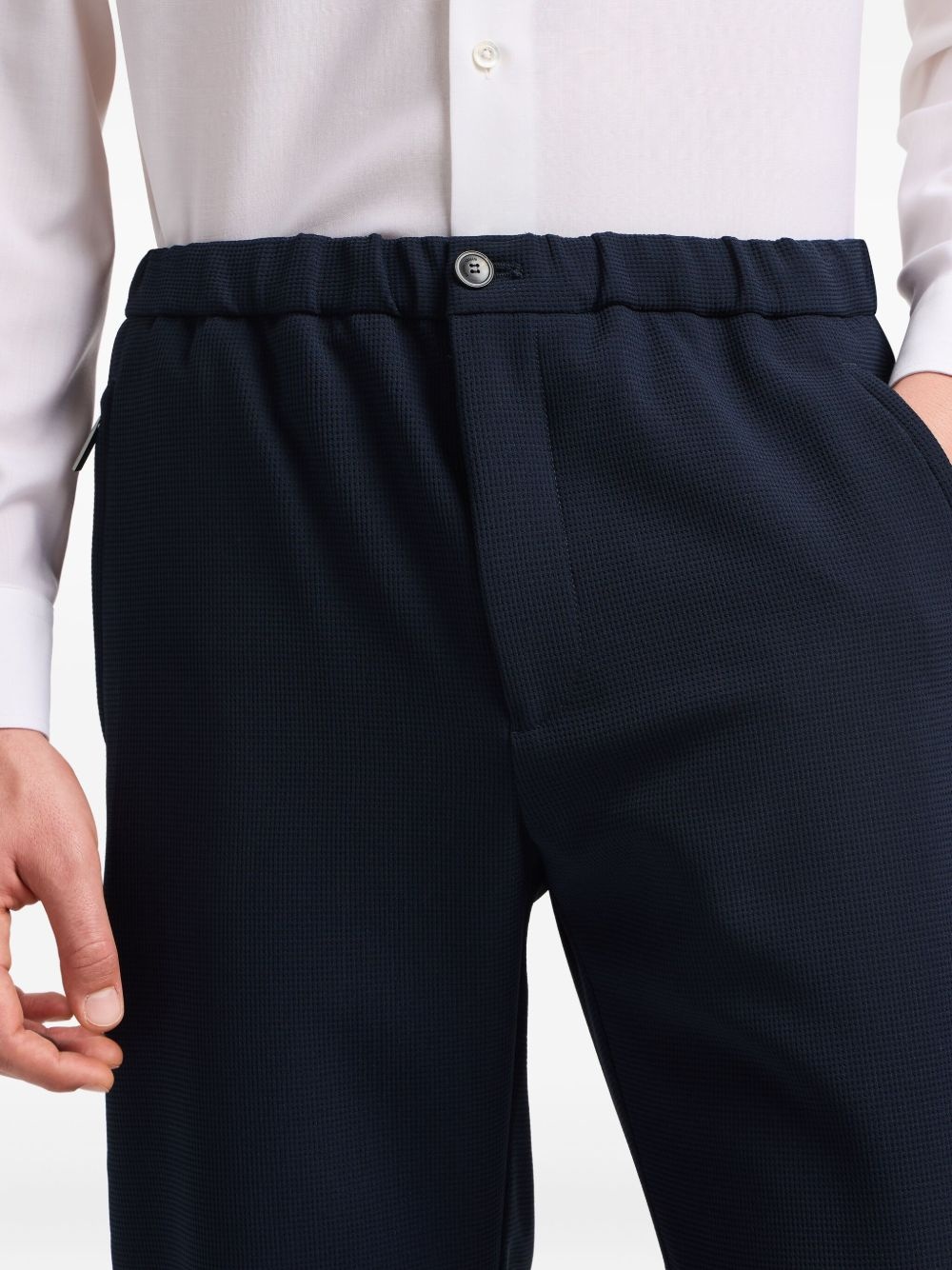 elasticated-waist trousers - 5