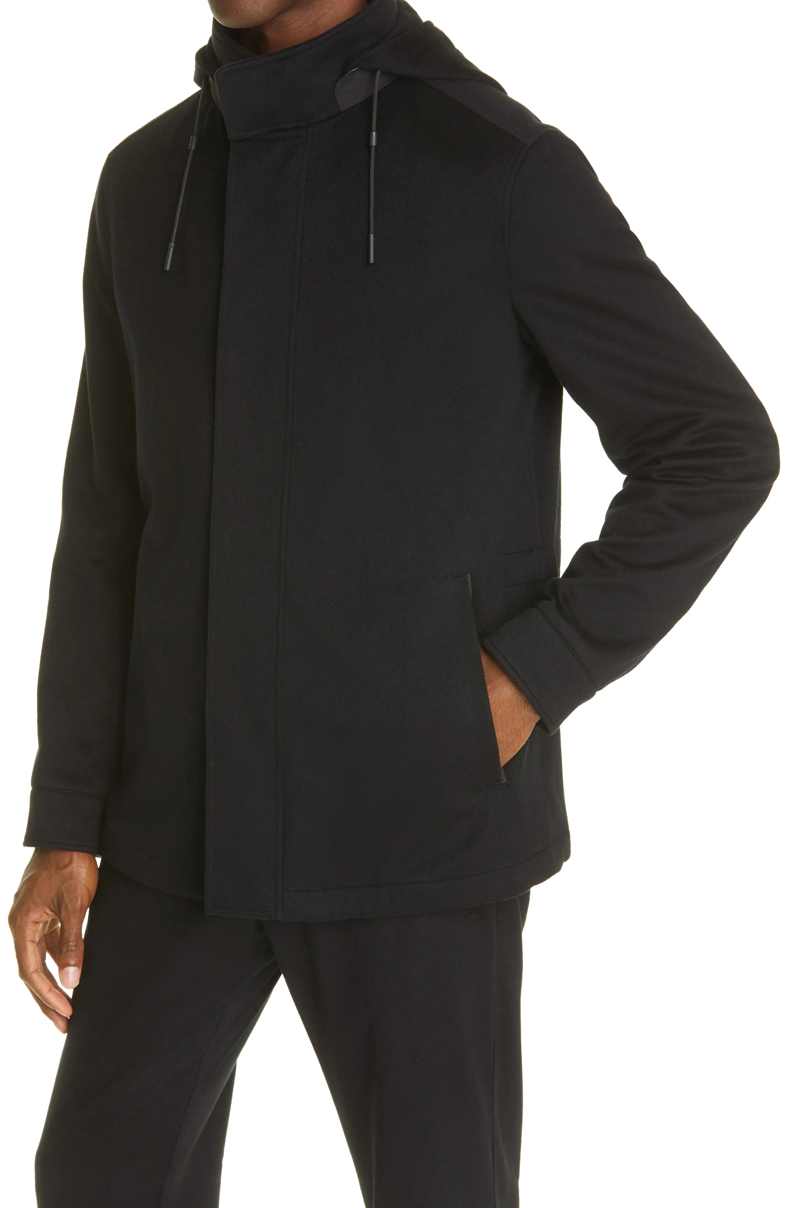 Elements Cashmere Hooded Field Jacket - 4