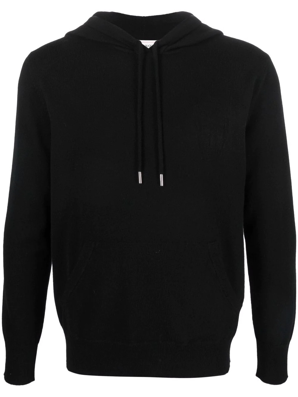 cashmere drawstring hoodie - 1