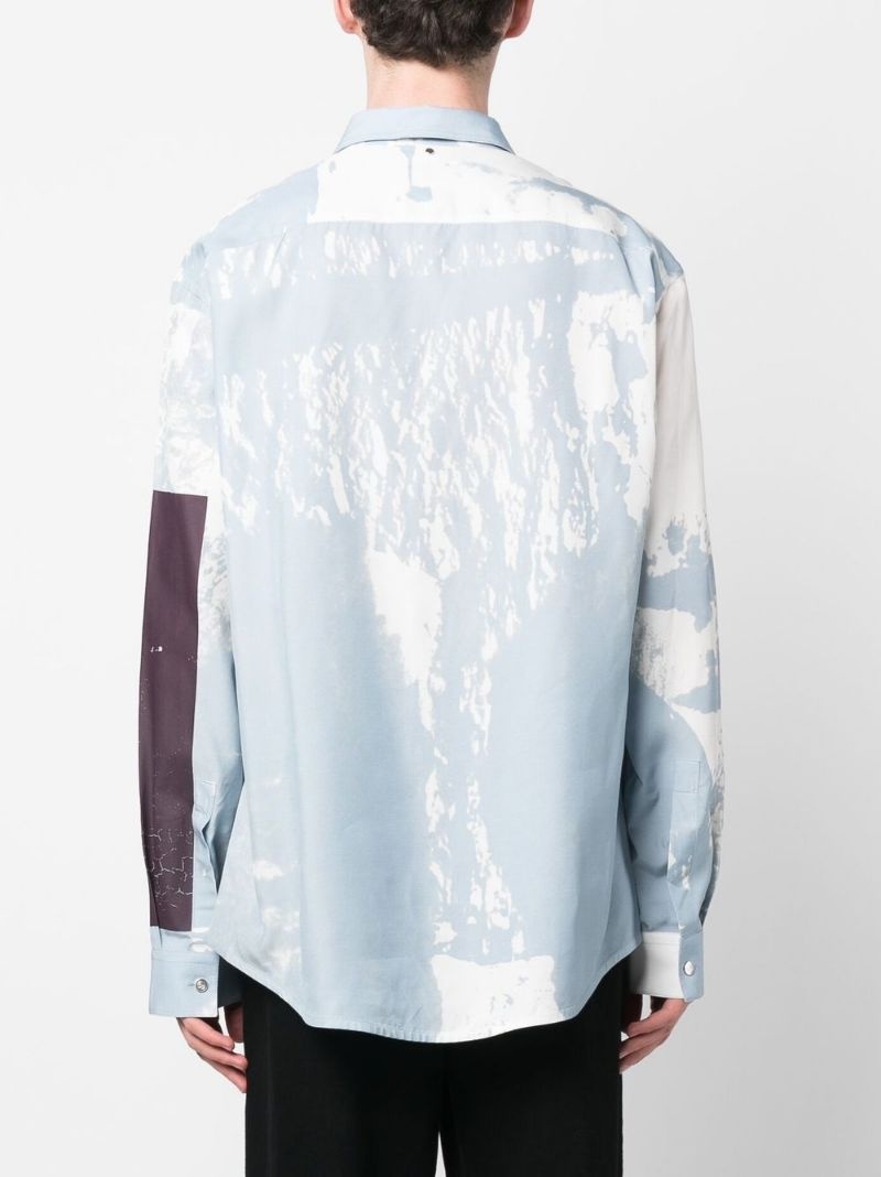 graphic-print long-sleeved shirt - 4